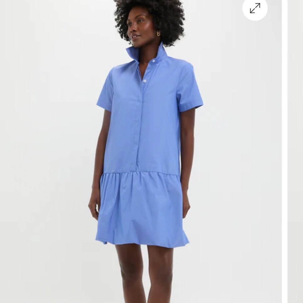 Tuckernuck Sail Blue Martine Bubble Mini Dress